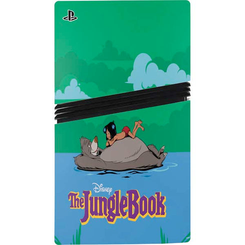 Disney Jungle Book Mogli and Baloo Swim PS5 Pro Console Skin